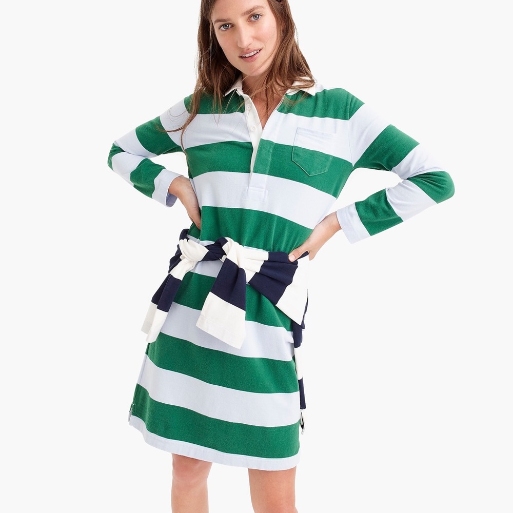 J. Crew 1984 Rugby Shirtdress NWT